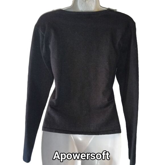 Embellished Vnt Sweater - Picture 2 of 5